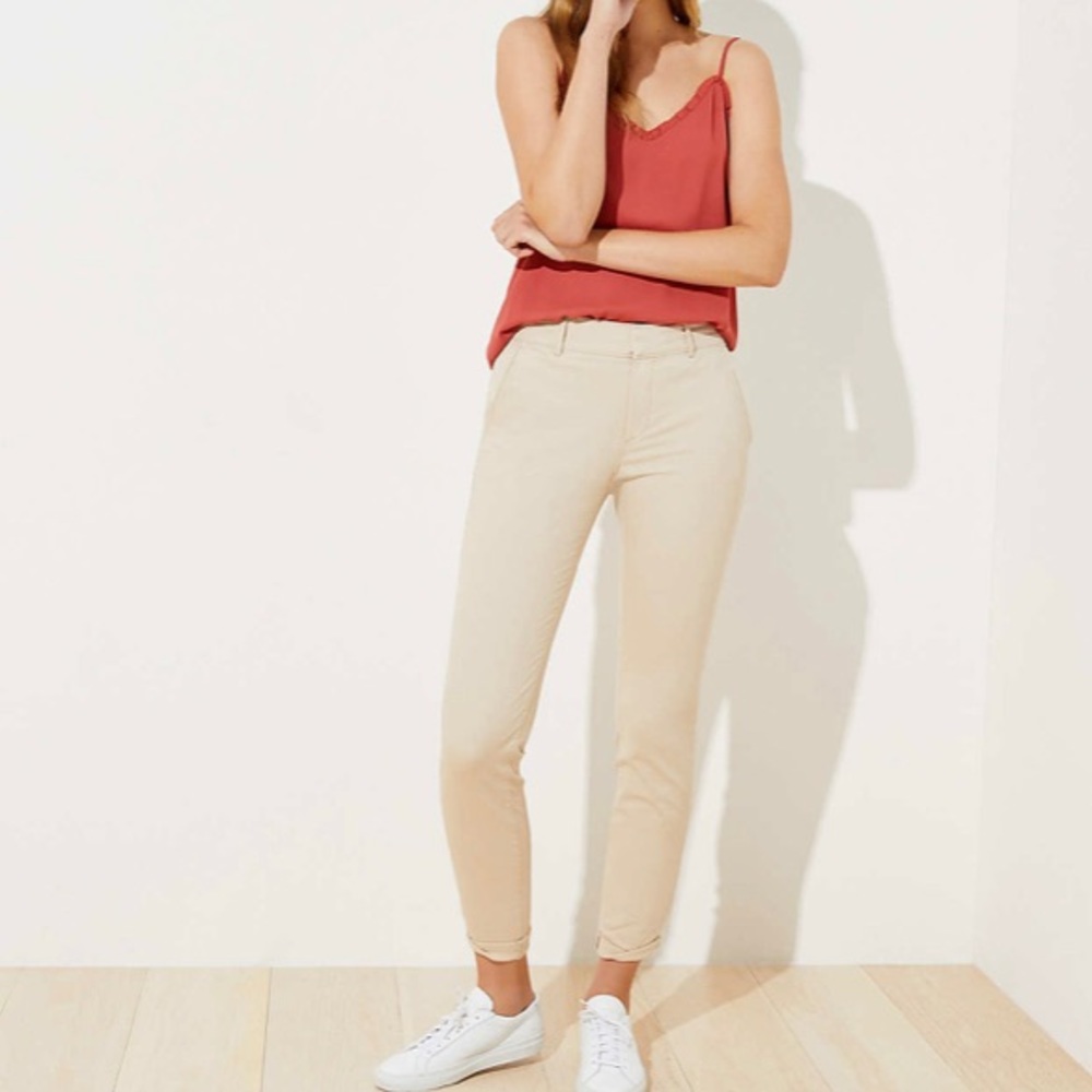 Loft girlfriend chino